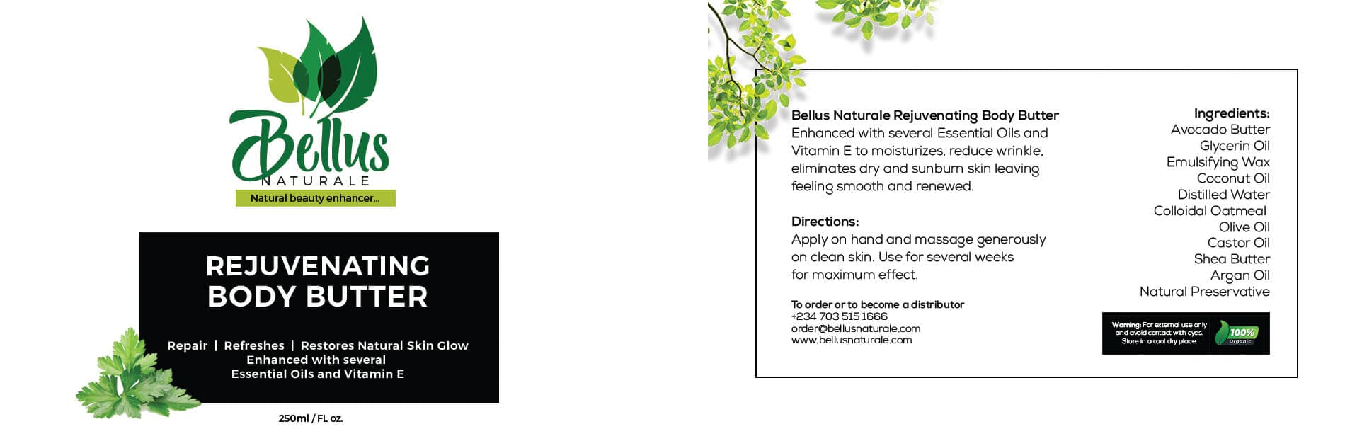 Bellus Packaging Design
